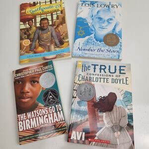 Young Adult Juvenile Lot of 4 Middle School Softcover Chapter Novel Books